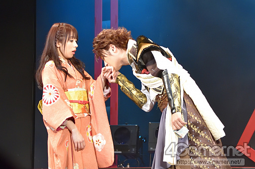 画像集 No.032のサムネイル画像 / 舞台「イケメン戦国 THE STAGE〜真田幸村編〜」のゲネプロをレポート。東京銀座ベイホテルとのコラボ企画の様子も合わせてお届け