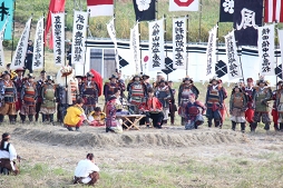画像集 No.066のサムネイル画像 / イケメン武将たちとふたり旅気分が楽しめる「イケメン戦国」×山梨県笛吹市コラボ&大迫力の川中島合戦戦国絵巻レポート