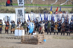 画像集 No.067のサムネイル画像 / イケメン武将たちとふたり旅気分が楽しめる「イケメン戦国」×山梨県笛吹市コラボ&大迫力の川中島合戦戦国絵巻レポート