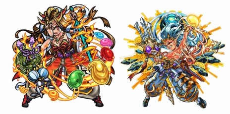 画像集 No.001のサムネイル画像 / 3DS版「モンスターストライク」オリジナル超絶級モンスター「カグツチ」が登場。すれちがい通信で助っ人モンスターを入手可能