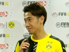 「FIFA 16」日本版パックヒーローに決定したドルトムント 香川真司選手が新シーズンへの意気込みを語った記者発表会をレポート