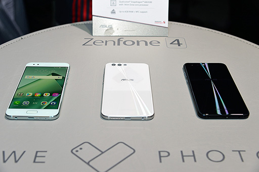 画像集 No.003のサムネイル画像 / ASUSの新型スマートフォン「ZenFone 4」シリーズ5製品をハンズオン会場でチェックしてきた