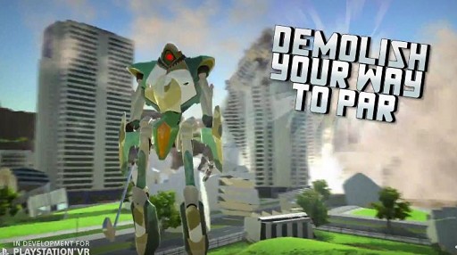 100ft Robot Golf - Announce Trailer | PS VR