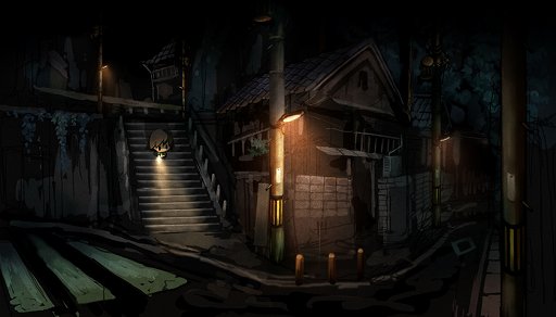 画像集 No.002のサムネイル画像 / テーマは「夜闇に潜む恐怖」。夜の街を少女が一人でさまようPS Vita用探索型アクション「夜廻」が10月29日に発売