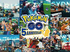 「ポケモンGO」の配信5周年を記念した特別映像“Adventures Go on!”が公開に。世界各地のニュースやコミュニティを約2分の映像で紹介