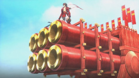 画像集 No.009のサムネイル画像 / 「戦国BASARA 真田幸村伝」メインモードのクライマックス「第8章 大坂冬の陣・真田丸砲撃!」の情報を公開。ゆるキャラ特別衣装も登場