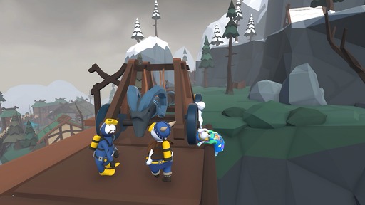 画像ギャラリー No.005のサムネイル画像 / ふにゃふにゃ協力アクション「Human Fall Flat」，バイキングな新レベルを追加。「デイヴ・ザ・ダイバー」とのコラボも
