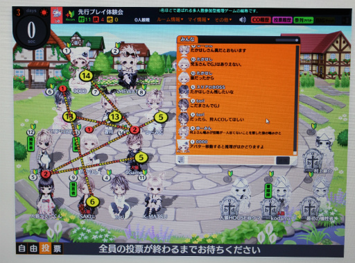 画像集 No.021のサムネイル画像 / PCオンラインゲーム「人狼パーティー」のメディア先行体験会レポート。女流棋士やプロ雀士,准教授ら人狼プレイヤーと腹を探り合ってきた