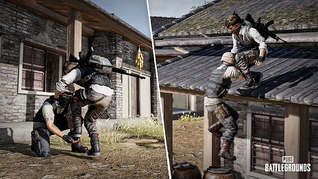 画像集 No.004のサムネイル画像 / 「PUBG: BATTLEGROUNDS」,高い加速力を誇る電気自動車「Pico Bus」を実装。連携して高所に登る新アクション「協力パルクール」も登場