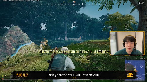 画像ギャラリー No.003のサムネイル画像 / 会話で連携が取れるAIチームメイト「PUBG Ally」，プレイヤーテストを2026年初頭に開催予定。英語，韓国語，中国語に対応