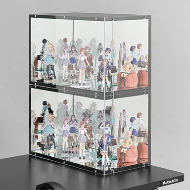 画像ギャラリー No.003のサムネイル画像 / 正面から背中も見えちゃうフィギュア用ピラーレスケースがBauhutteが登場