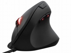 「縦型」形状採用で左右メインボタンは斜めから押下。Trust Gamingのユニークなゲーマー向けマウスが国内発売