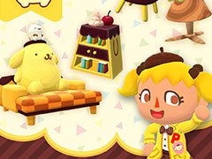 「どうぶつの森 ポケットキャンプ」でサンリオキャラクターズコレクション第2弾がスタート。ポムポムプリンとマイメロディをモチーフにしたアイテムが登場
