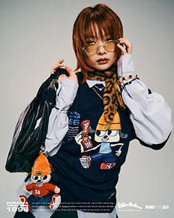 画像ギャラリー No.027のサムネイル画像 / アパレルブランド「WIND AND SEA」と「パラッパラッパー」がコラボ。ゲームの30周年記念コレクションを2月13日に先行発売