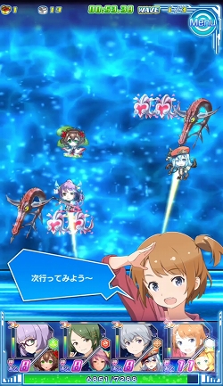 画像ギャラリー No.001のサムネイル画像 / 活きのいい宇宙魚に候補生＆守護神が挑む。「ソラとウミのアイダ」のバトルシステムを紹介