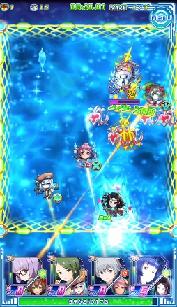 画像ギャラリー No.016のサムネイル画像 / 活きのいい宇宙魚に候補生＆守護神が挑む。「ソラとウミのアイダ」のバトルシステムを紹介