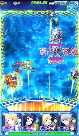 画像ギャラリー No.022のサムネイル画像 / 活きのいい宇宙魚に候補生＆守護神が挑む。「ソラとウミのアイダ」のバトルシステムを紹介