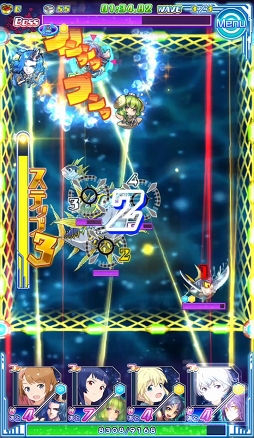 画像ギャラリー No.038のサムネイル画像 / 活きのいい宇宙魚に候補生＆守護神が挑む。「ソラとウミのアイダ」のバトルシステムを紹介