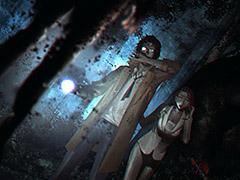 ホラーADV「死印」,第2章の怪異は体中に真っ黒なシミがある「森のシミ男」。純生文屋氏描き下ろしのイメージボードが公開に