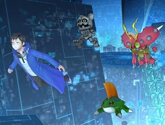 「デジモンストーリー サイバースルゥース ハッカーズメモリー」主人公や3体の初期デジモン,ゲームシステムの情報が公開