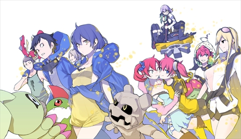 画像集 No.004のサムネイル画像 / 「デジモンストーリー CS ハッカーズメモリー」に登場する「神代悠子」と「暮海杏子」,キャラ達の“裏側”などを閲覧できる“記憶のカケラ”を紹介