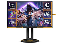 世界初の「LoL」専用画質モードを備えたLoLコラボゲーマー向け液晶ディスプレイがAOCから登場