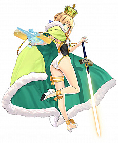 画像集 No.005のサムネイル画像 / 「FGO Arcade」,清姫がポニーテール姿に! サーヴァントの見た目を変更できる「転身霊衣」が実装。召喚には「★5 アルトリア・ペンドラゴン(アーチャー) 」が