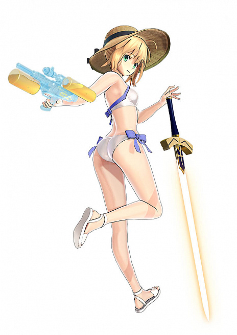 画像集 No.015のサムネイル画像 / 「FGO Arcade」,清姫がポニーテール姿に! サーヴァントの見た目を変更できる「転身霊衣」が実装。召喚には「★5 アルトリア・ペンドラゴン(アーチャー) 」が