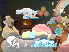 「Sky 星を紡ぐ子どもたち」×シナモロールコラボ,4月27日16:00にスタート。プロモーションムービーも公開に