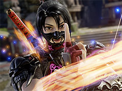 「ソウルキャリバーVI」,くノ一「タキ」が登場するキャラPV第6弾が公開。今作では「滅鬼丸」で,ガードした敵の体力を削ることが可能に