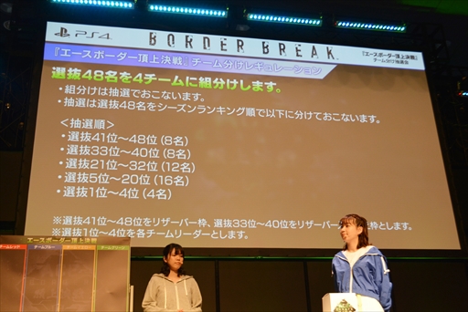 画像集 No.003のサムネイル画像 / ボーダーブレイクの春の施策が明らかに。「エースボーダー頂上決戦チーム分け抽選会&出張版ボーダーブレイクのボ!in セガフェス」レポート