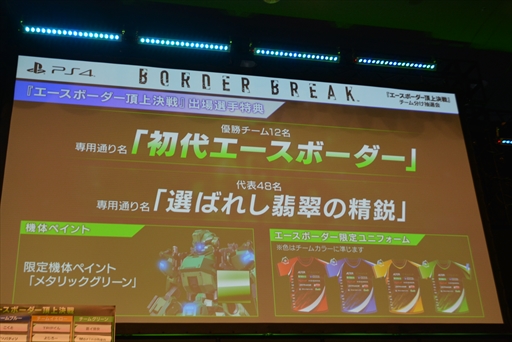 画像集 No.008のサムネイル画像 / ボーダーブレイクの春の施策が明らかに。「エースボーダー頂上決戦チーム分け抽選会&出張版ボーダーブレイクのボ!in セガフェス」レポート