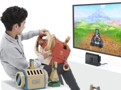 「Nintendo Labo」のToy Conキット第3弾「ドライブキット」が9月14日に発売。ハンドルや操縦桿を作って,車や潜水艦のゲームを楽しもう