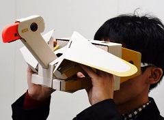 VR空間でゲームやお絵かきが楽しめる「Nintendo Labo:VR Kit」を先行プレイ。遊びの可能性がさらに広がった,Toy-Conシリーズ第4弾