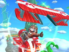 「マリオカート ツアー」でスカイツアーが2月23日15:00に開幕。大空を舞台にした“GBA スカイガーデン”でレースを楽しめる