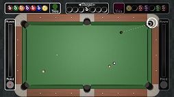 画像ギャラリー No.004のサムネイル画像 / Nintendo Switch向けに「ビリヤード」が配信開始。Joy-conをキューに見立てて突くように操作