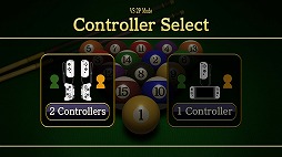 画像ギャラリー No.015のサムネイル画像 / Nintendo Switch向けに「ビリヤード」が配信開始。Joy-conをキューに見立てて突くように操作