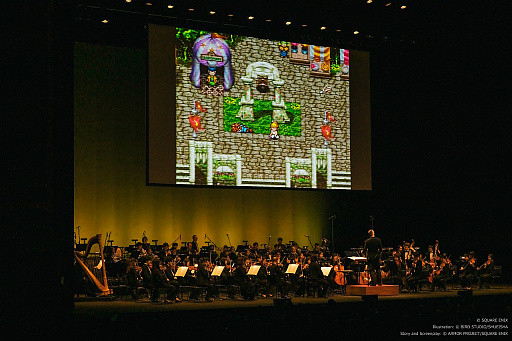 画像ギャラリー No.018のサムネイル画像 / 「クロノ・トリガー Orchestra Concert 時を超える旋律」レポート。クロノ達の冒険を，オーケストラ演奏と映像で追体験できる公演に