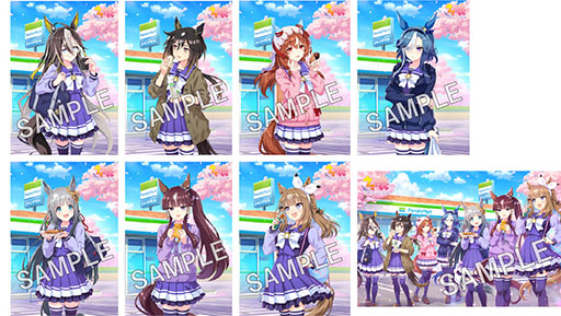 画像ギャラリー No.017のサムネイル画像 / 「ファミマで祝おう！ウマ娘5周年！」，3月15日から開催。アーモンドアイやステイゴールドら7人のウマ娘が限定描き下ろしイラストで登場