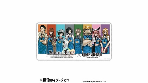 画像ギャラリー No.010のサムネイル画像 / 「STEINS;GATE」×ヴィレッジヴァンガードのコラボグッズが登場。描き下ろしイラストのアクリルフィギュアやTシャツなどをラインナップ