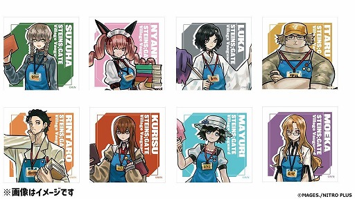 画像ギャラリー No.012のサムネイル画像 / 「STEINS;GATE」×ヴィレッジヴァンガードのコラボグッズが登場。描き下ろしイラストのアクリルフィギュアやTシャツなどをラインナップ
