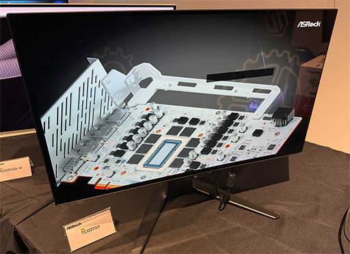 画像ギャラリー No.005のサムネイル画像 / いよいよASRock製ゲーマー向けディスプレイが国内発売へ。有機ELパネル採用の上位モデルも展開