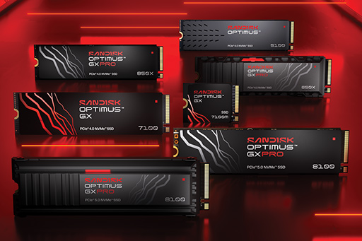 画像ギャラリー No.002のサムネイル画像 / SandiskのSSD製品が新ブランド「SANDISK Optimus」に変更。ゲーマー向けの「WD_BLACK」は「SANDISK Optimus GX PRO」などに