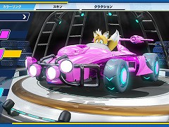 「チームソニックレーシング」,マシンの性能や外見を変更できる「カスタマイズ」の紹介映像が公開