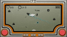 画像ギャラリー No.002のサムネイル画像 / 電子ゲームを彷彿とさせるレトロ調のシューティングゲーム「I.F.O」を紹介する「（ほぼ）日刊スマホゲーム通信」第1743回
