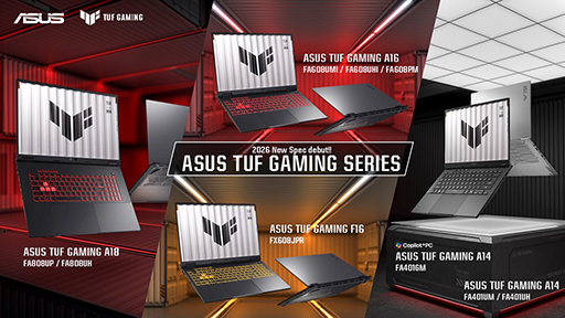 画像ギャラリー No.001のサムネイル画像 / GeForce RTX 50搭載のゲーマー向けノートPC計12モデルがASUSのTUF Gamingブランドから一挙に登場
