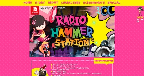 画像ギャラリー No.012のサムネイル画像 / 新作リズムアクション「ラジオハンマーステーション」，PS4 / PS Vita / Switch向けに7月12日配信開始。「カオスコード」からのゲストキャラクターも