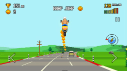 画像ギャラリー No.005のサムネイル画像 / 障害をハンドルさばきで切り抜けろ！ スマホ向けレースゲーム「Retro Highway」を紹介する「（ほぼ）日刊スマホゲーム通信」第1763回