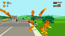 画像ギャラリー No.007のサムネイル画像 / 障害をハンドルさばきで切り抜けろ！ スマホ向けレースゲーム「Retro Highway」を紹介する「（ほぼ）日刊スマホゲーム通信」第1763回