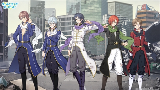 画像ギャラリー No.001のサムネイル画像 / 「ワールドエンドヒーローズ」，新規立ち絵となる「ダメージ戦闘服」が公開